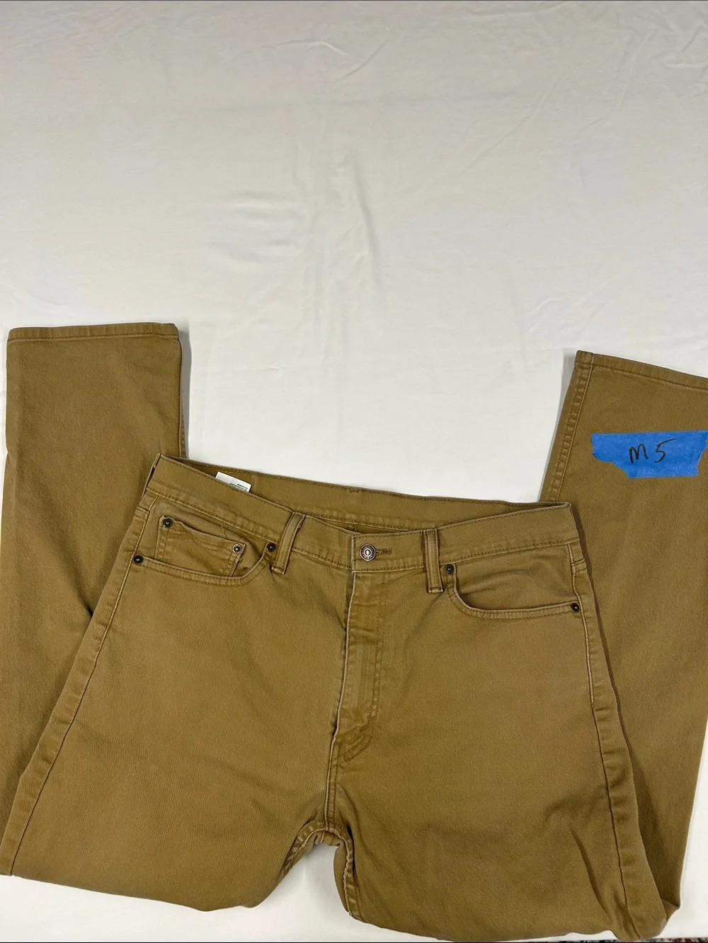 Levi's Slim Straight Jeans in Khaki Brown